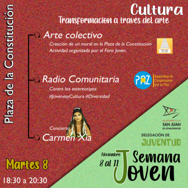 cartel cultura martes 8 11